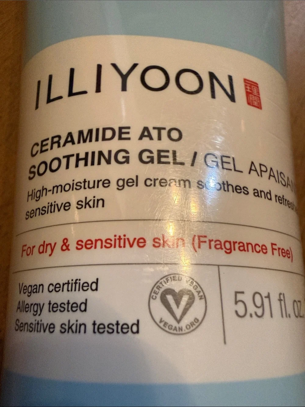 Ceramide ATO Soothing Gel - Light Blue